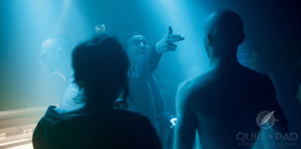 Sonne (Frederick Lau, center) with Boxer (Franz Rogowski) and Victoria (Laia Costa) in the club during the film 'Victoria'