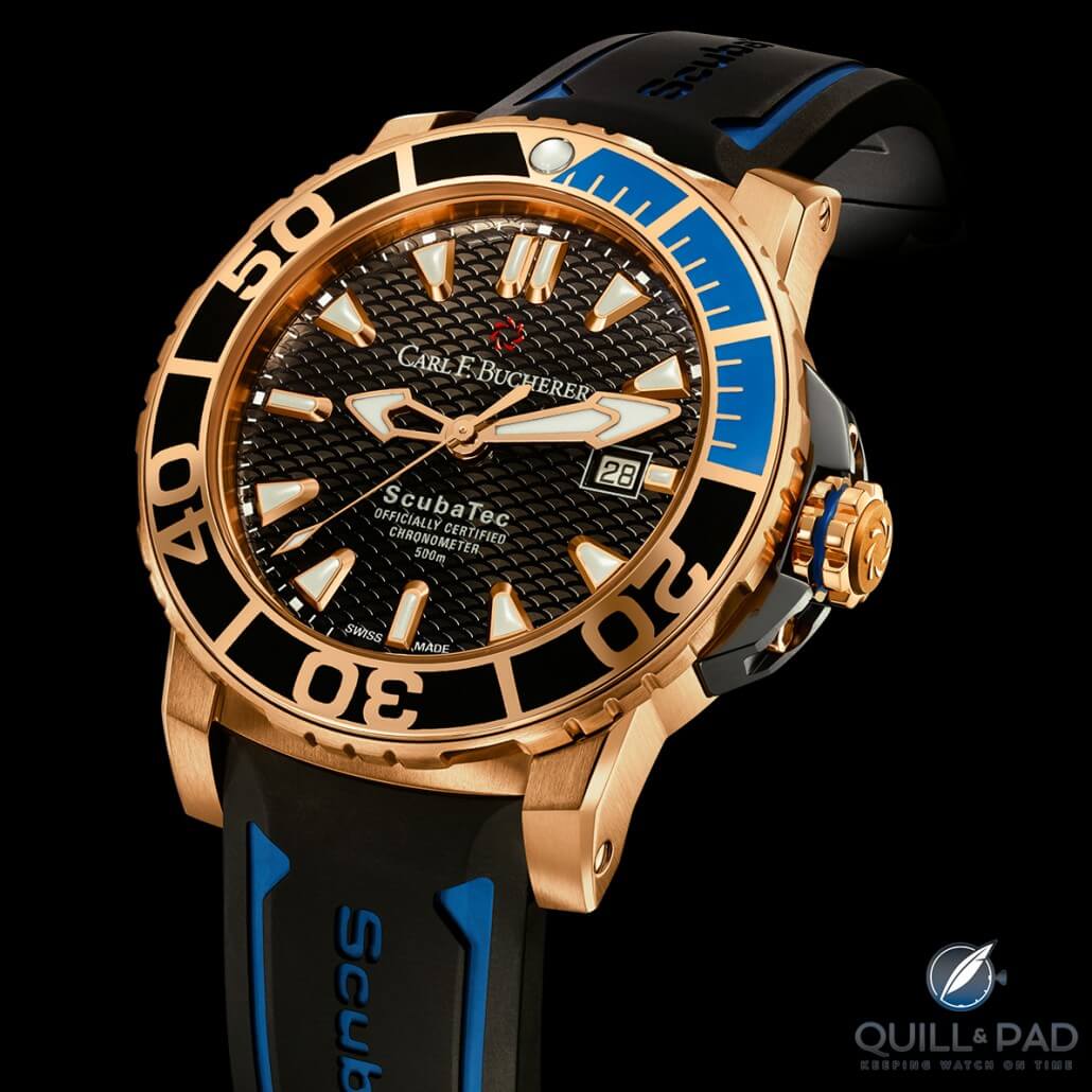 Carl F. Bucherer ScubaTec in red gold