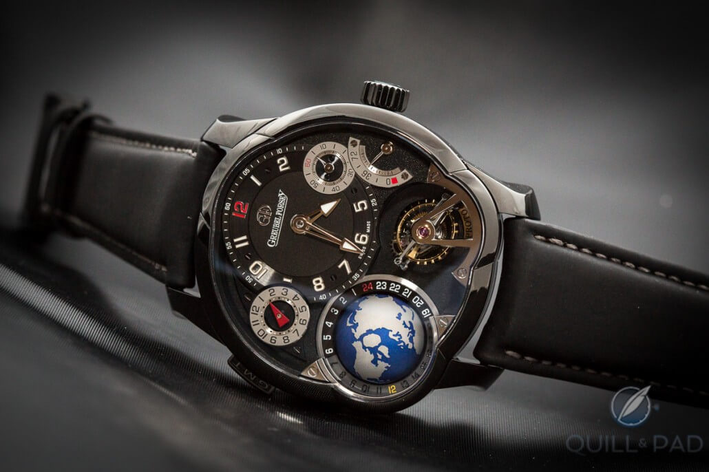 Greubel Forsey GMT in blackened titanium