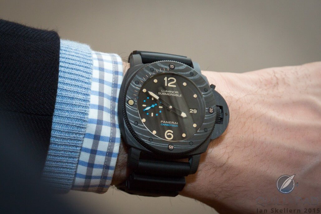 Panerai Luminor 1950 Carbotech on the wrist