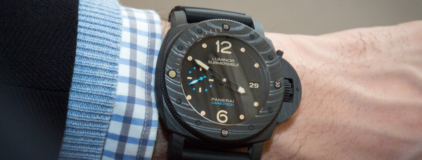 Panerai Luminor 1950 Carbotech on the wrist