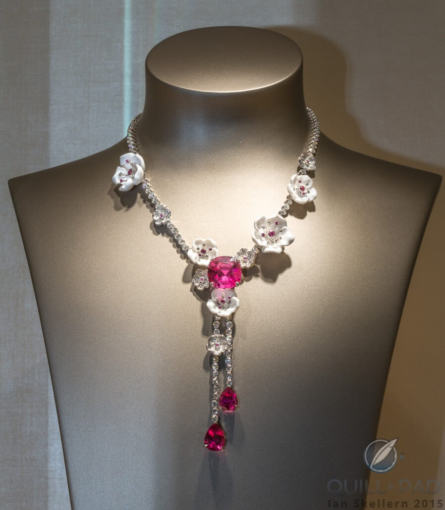 Piaget Limelight Garden Party Cherry Flowers necklace