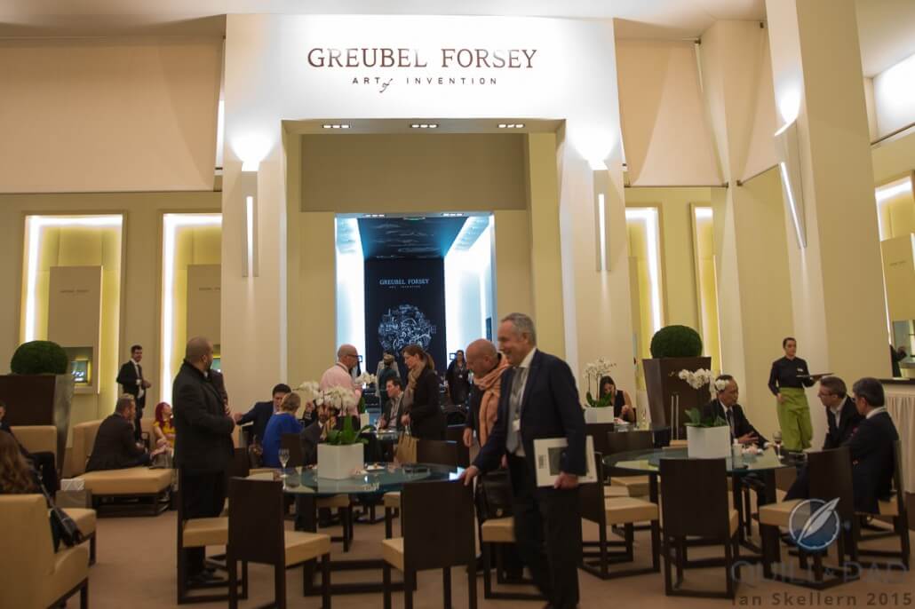 There are plenty of places to sit down and discuss business at the SIHH