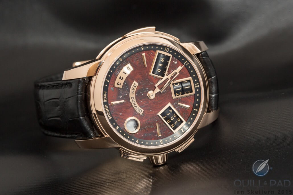 The 2015 edition of the Jean Dunand Shabaka in a 47 mm round case