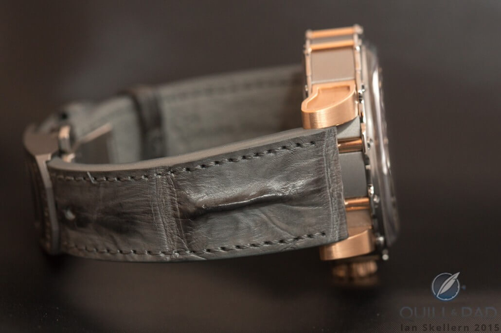 Side view of the Antoine Preziuso Tourbillon of Tourbillons