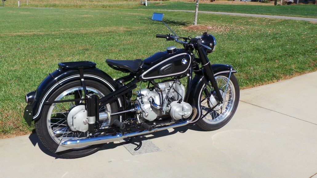 The motorbike Miki Eleta dreamed of would have been similar to this beautifully restored BMW R51/2
