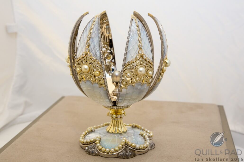 A modern rendition of the mythical Fabergé egg