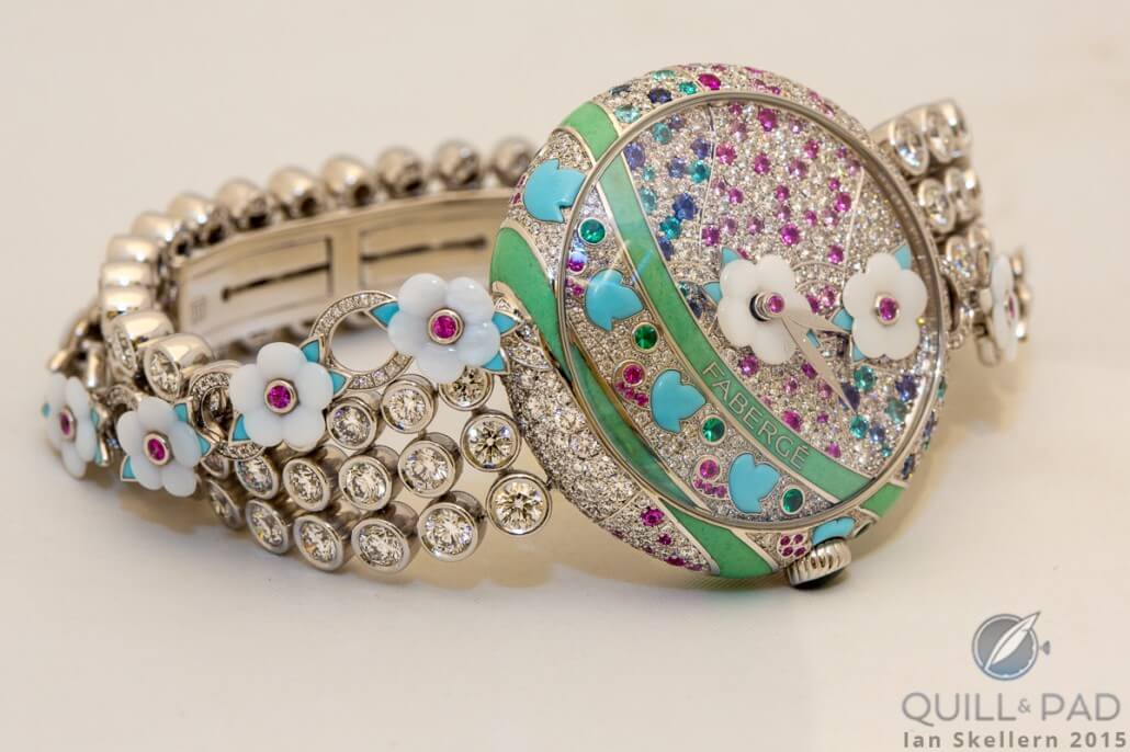 The new Fabergé jewelry collection extends to timepieces