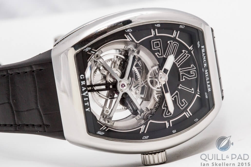 Franck Muller Vanguard Gravity in white gold