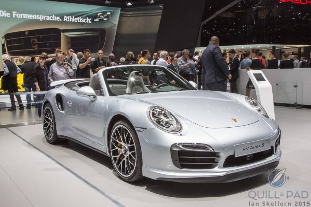Porsche 911 Turbo S Cabriolet at the Geneva International Motor Show