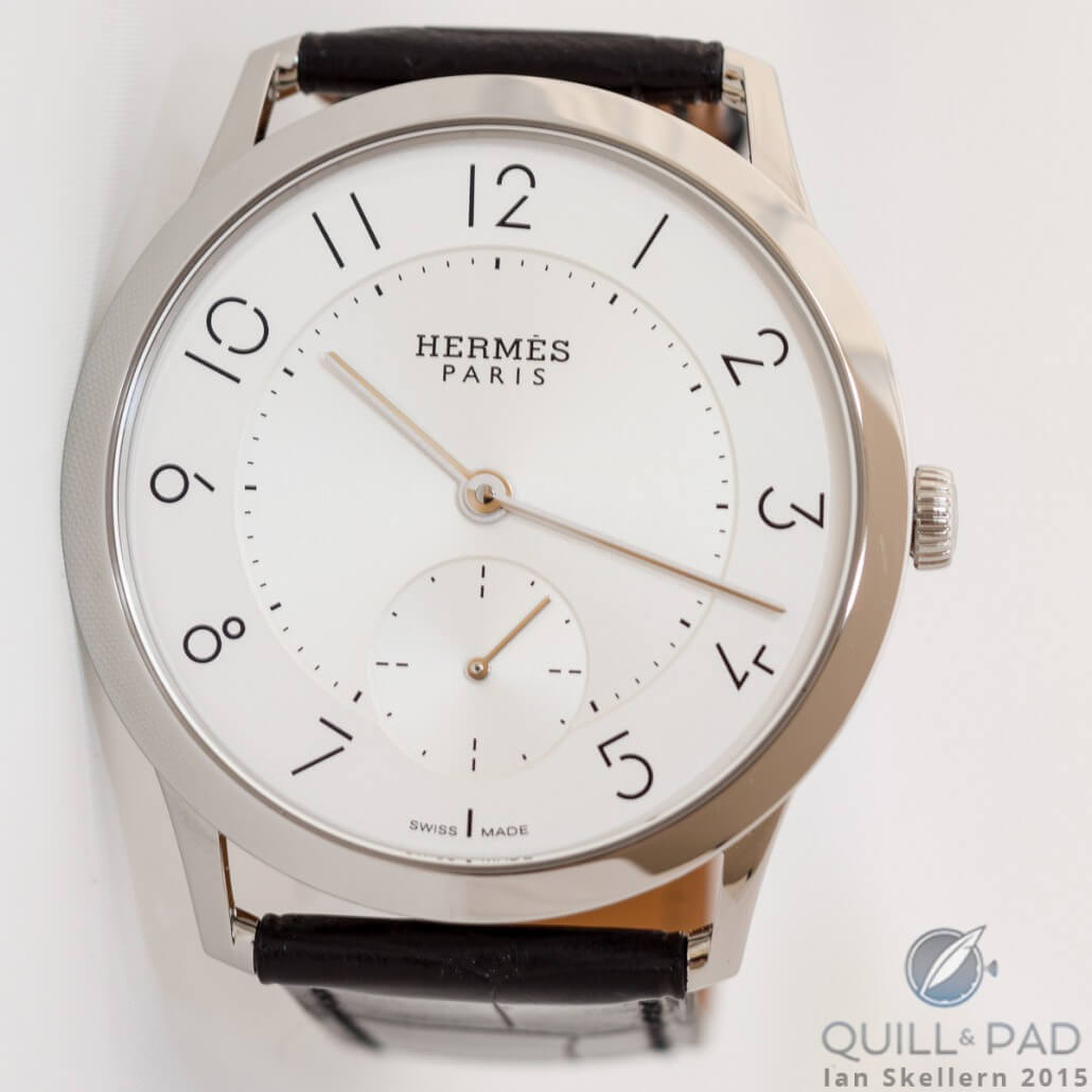 Slim d’Hermès 39.5 mm in stainless steel