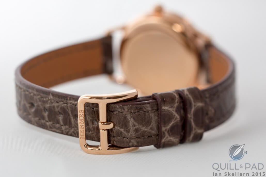 The iconic Hermès stirrup-inspired buckle