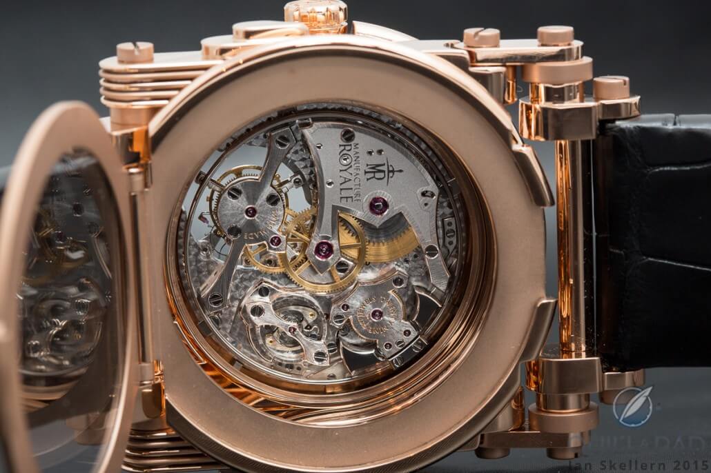 View through the display back of Opera by Manufacture Royale