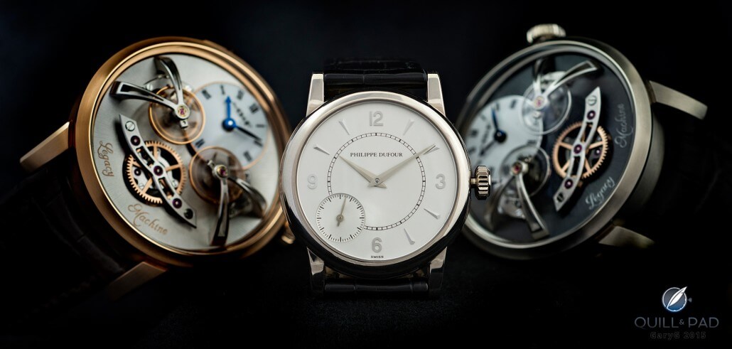 Philippe Dufour Simplicity with the MB&F Legacy Machine 2