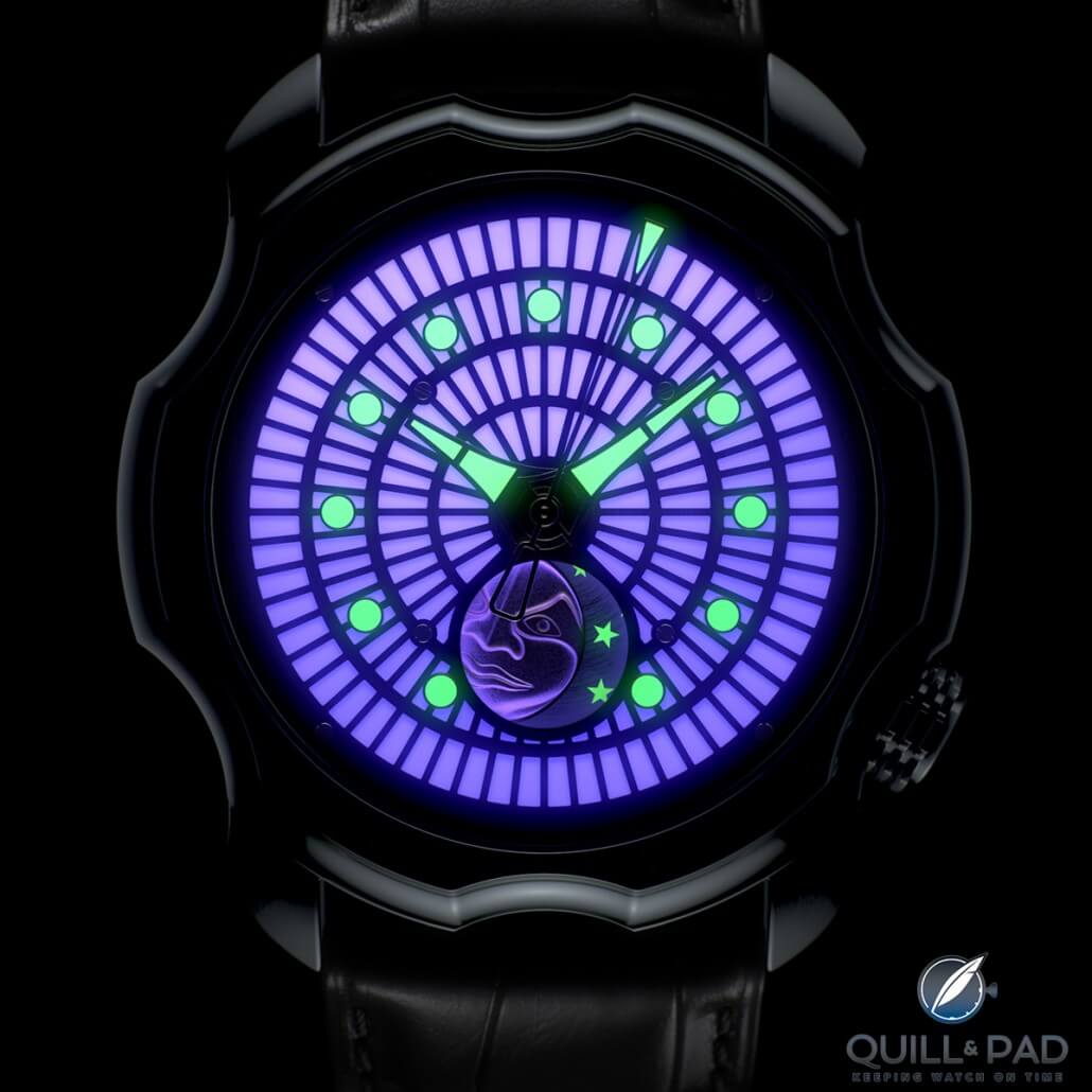 The brightly glowing lume of Sarpaneva's Korona Northern Lights Violet