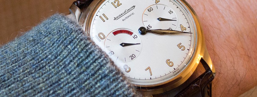 Going vintage: the Jaeger-LeCoultre Futurematic on the author’s wrist