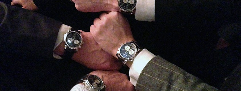 Octuple split: four A. Lange & Söhne Lange Double Splits on collectors’ wrists