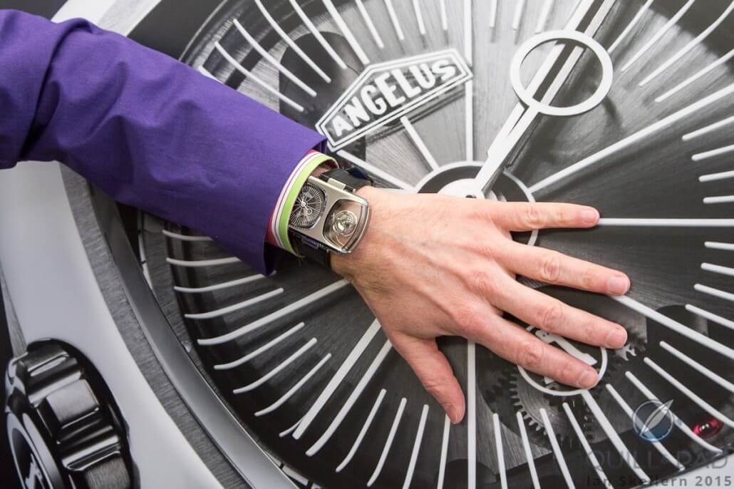 Angelus U10 Tourbillon Lumière on the wrist