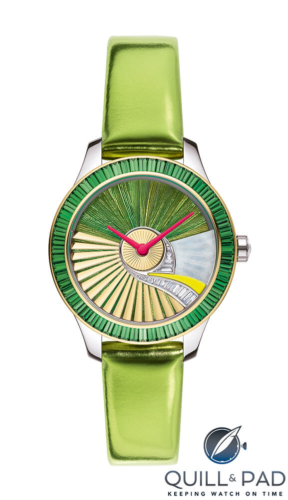 Dior Envol (flight) with gem set bezel and 36 mm case