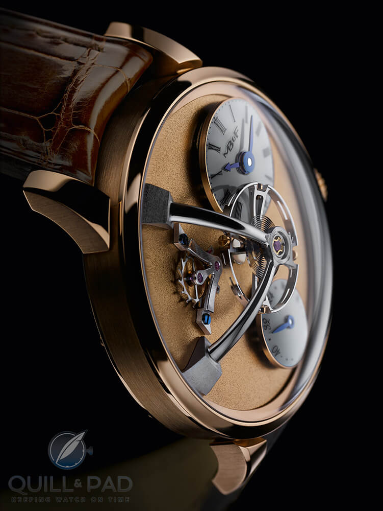MB&F LM101 Frost in yellow gold