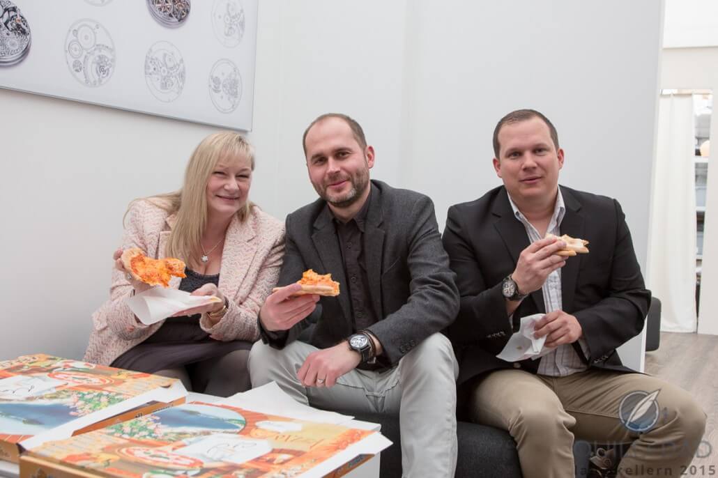 The best Baselworld lunch for us was the casual pizza at Armin Strom