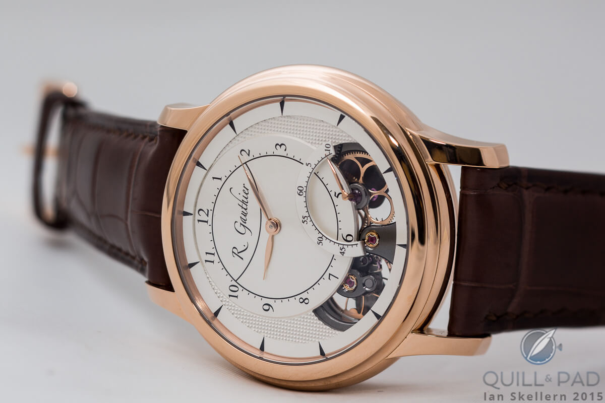 Romain Gauthier HMS Ten in red gold