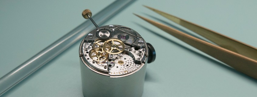 Getting there: partially assembled Audemars Piguet Caliber 3090