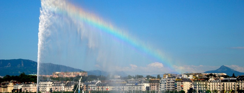 Geneva's iconic Jet d'Ea