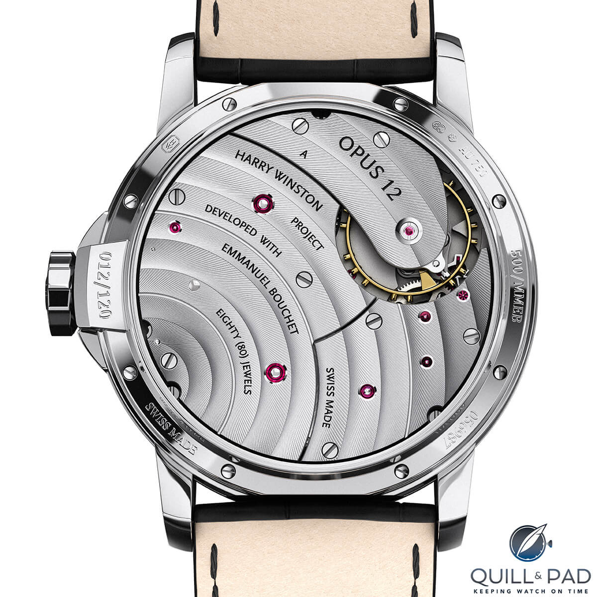 Back of the Harry Winston Opus 12 by Emmanuel Bouchet