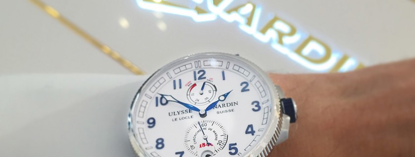 Ulysse Nardin Marine Chronometer on Hartmut Kraft's wrist