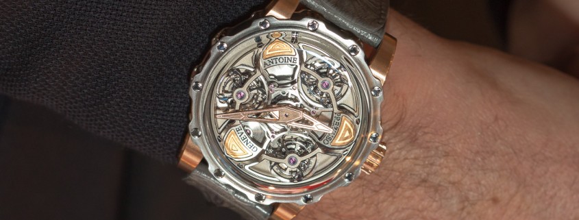 wristshot of the Antoine Preziuso Tourbillon of Tourbillons
