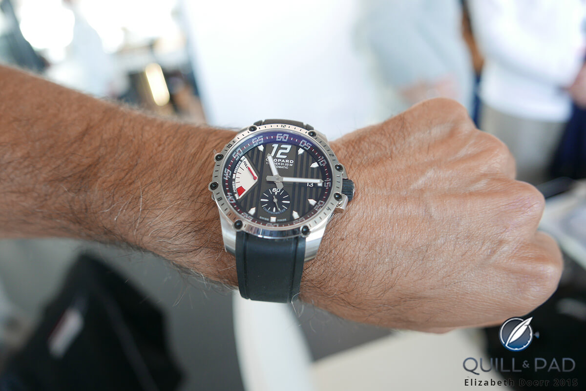 Karl-Friedrich Scheufele sporting the Classic Racing Superfast Power Control