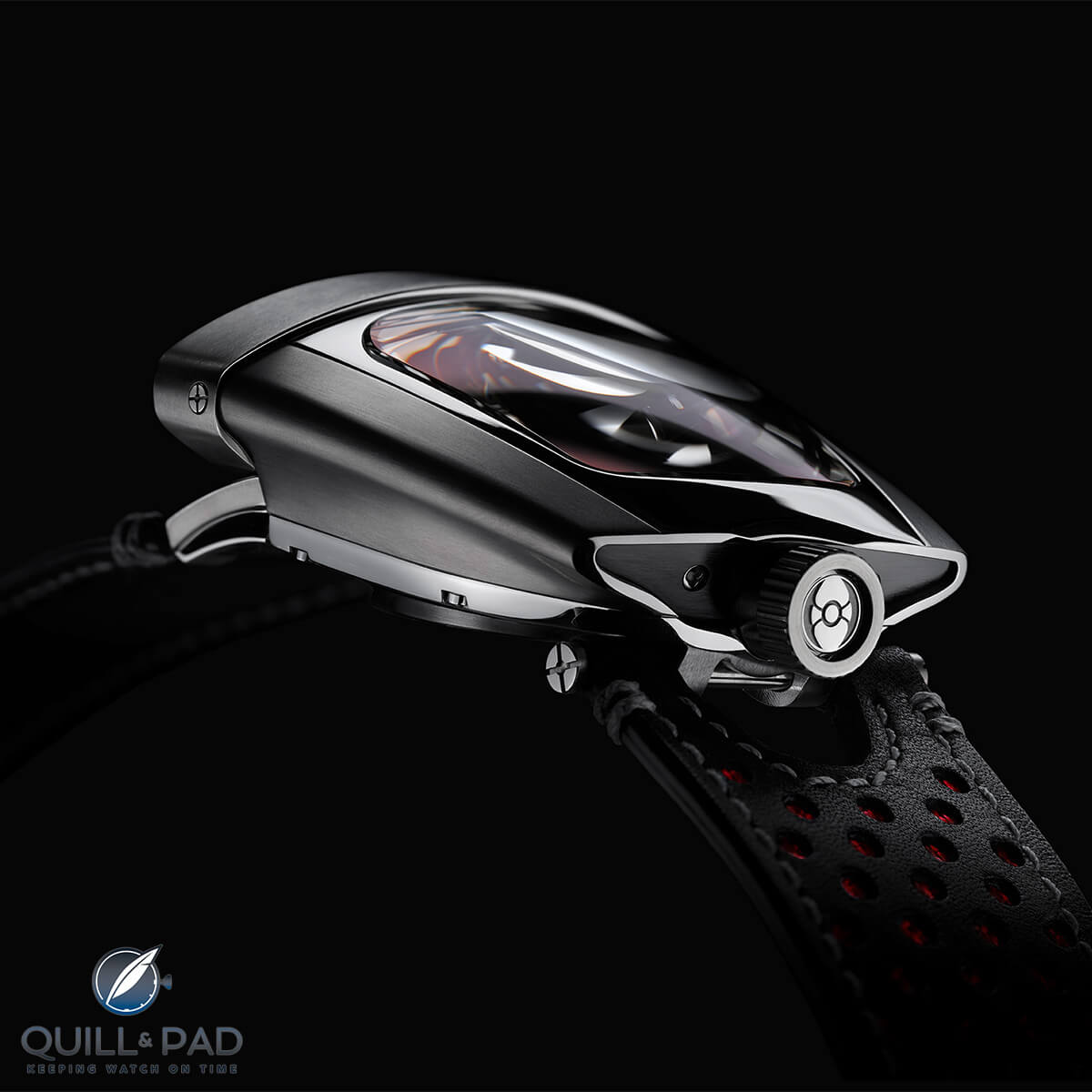 View from the back of the MB&F HMX Red