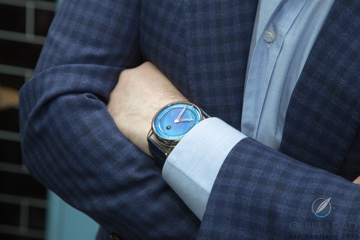 De Bethune DB25L Starry Sky on the wrist of Mo Coppoletta