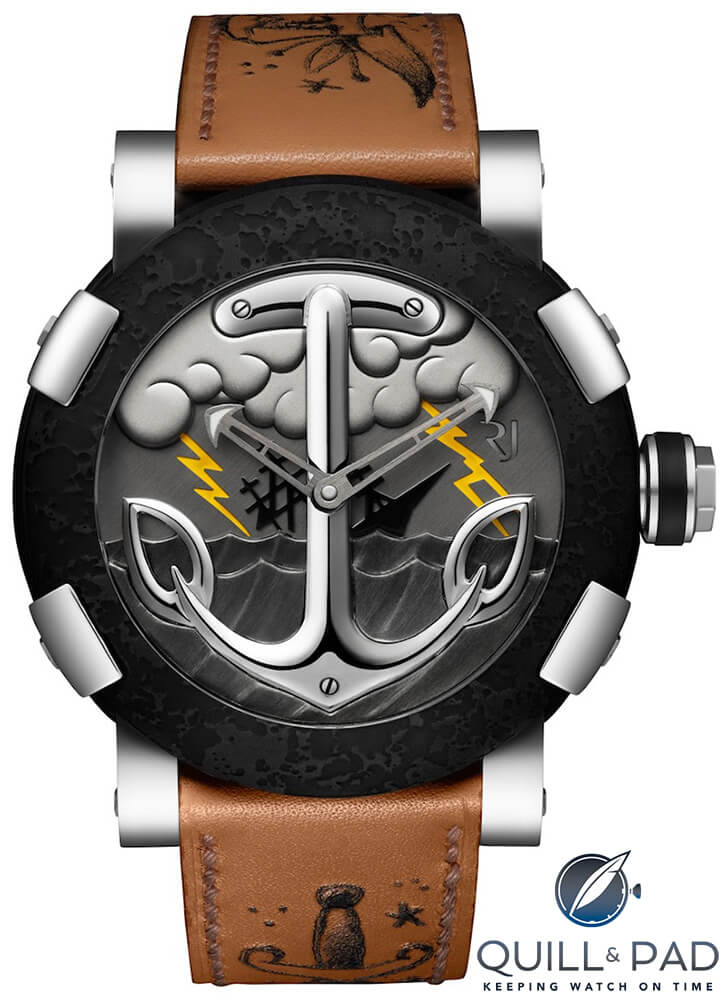 Mo Coppoletta collaborated in the design of the Romain Jerome Tattoo-DNA Sailor's Grave