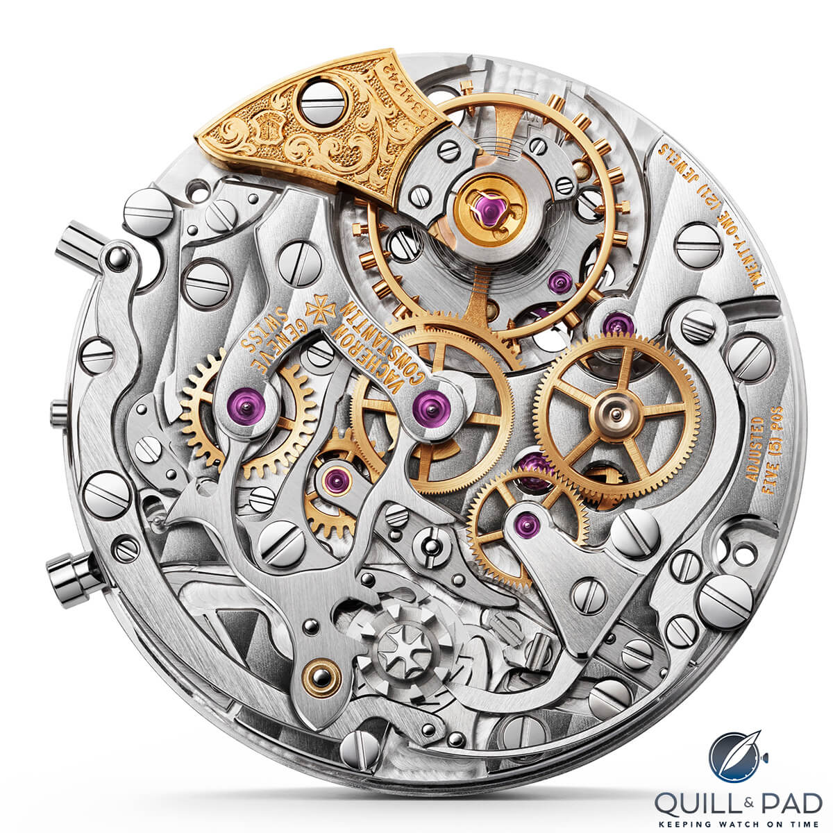 Vacheron Constantine caliber 1142 which powers the Harmony Chronograph Small