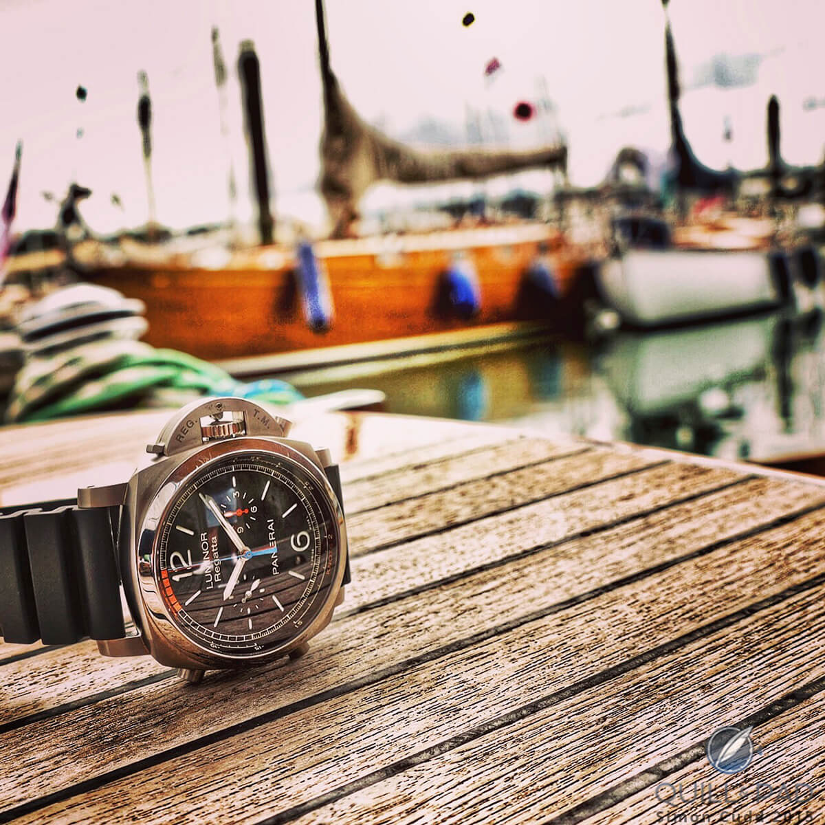 Panerai Luminor 1950 3 Days Regatta Flyback Chrono Titanio (Reference PAM 526), released in 2013, is a real head-turner