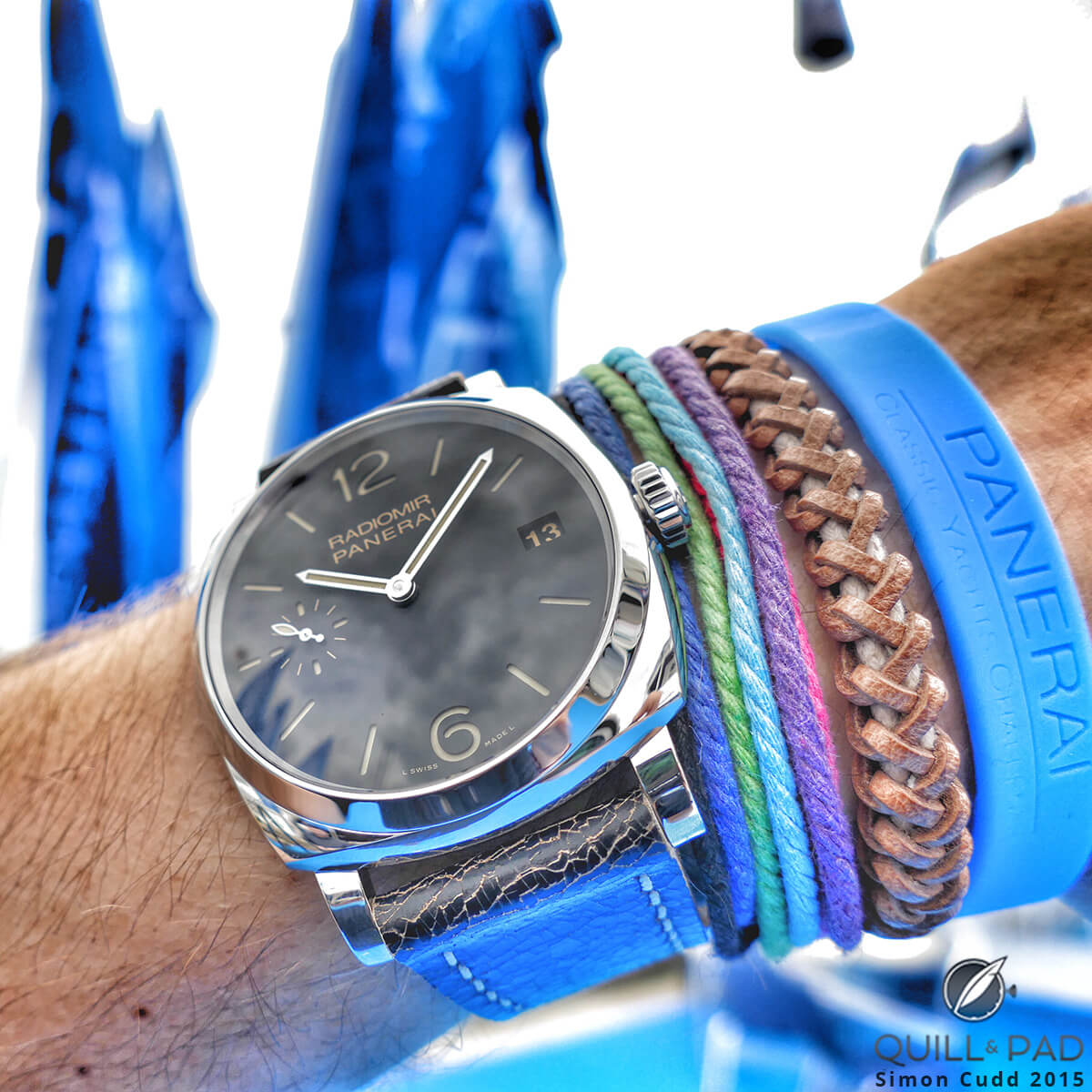 Overall winner David Sherriff of ‘Jap’ received the lovely Panerai Radiomir 1940 3 Days Acciaio as his prize