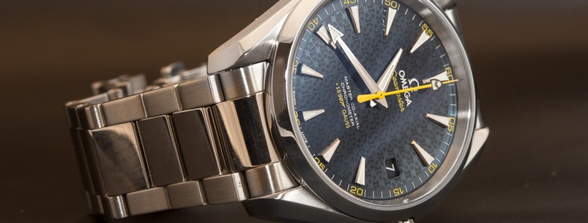 An Omega Seamaster from Baselworld 2015: the newest James Bond-inspired Aqua Terra 150M version