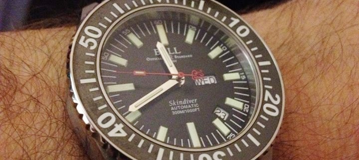 Ball Engineer Master II Skindiver II on the wrist of Kiss drummer Eric Singer