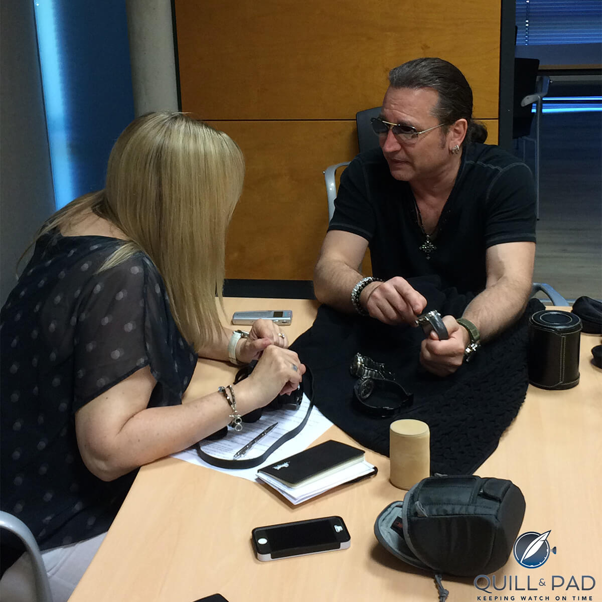 Elizabeth Doerr interviewing Eric Singer of Kiss