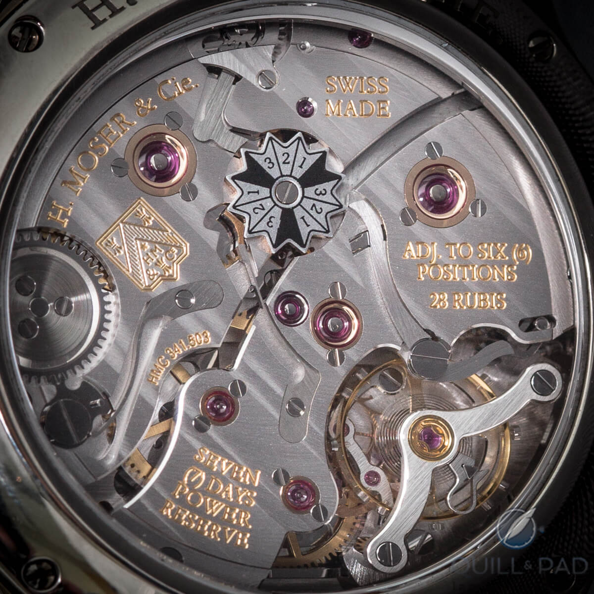 Movement of the Endeavour Perpetual Calendar by H. Moser & Cie