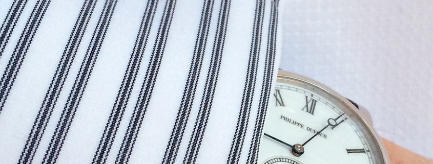 Parting shot: Boucheron bespoke tiger cufflink and Philippe Dufour Simplicity