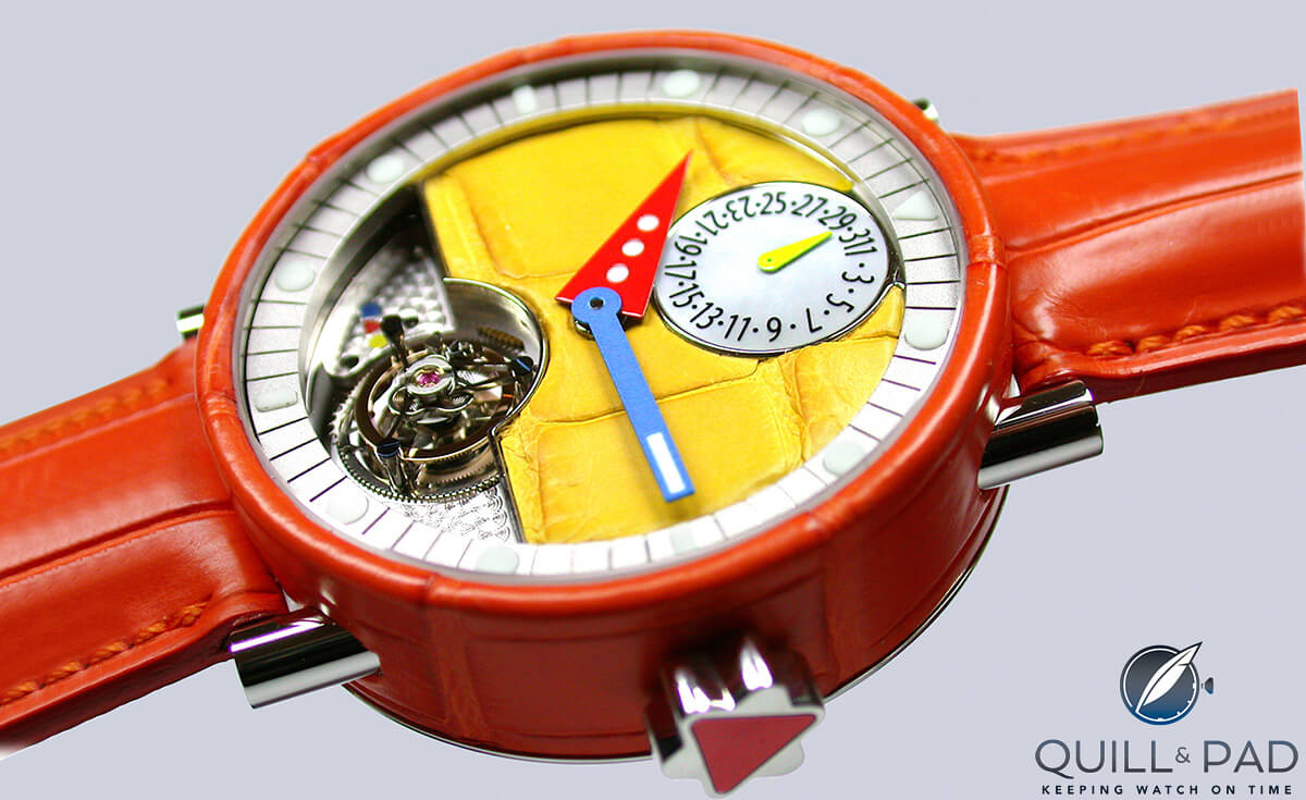 This surely must be one of the world's wildest tourbillon: the Alain Silberstein Tourbillon Papaya of 2006