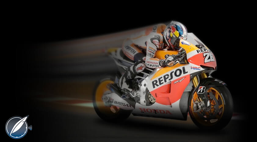 Motorcycle champion and Cvstos ambassador Dani Pedrosa (photo courtesy Cvstos)