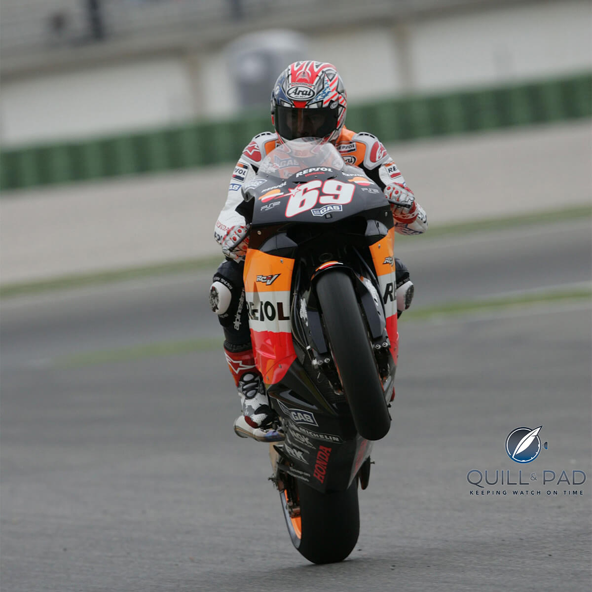 Motorcycle champion and Tissot ambassador Nicky Hayden (photo courtesy Tissot)