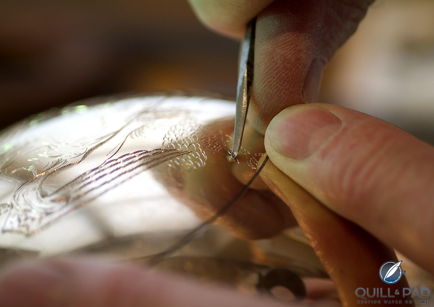 Engraving the globe of the Vacheron Constantin Esprit des Cabinotiers