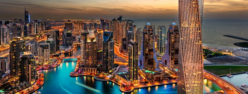 Dubai by night