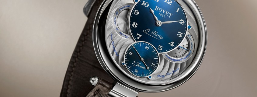 Bovet 19Thirty with blued-steel dials