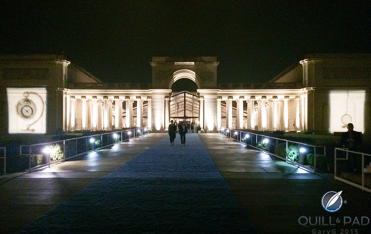 Parting shot: departing the Legion of Honor and the Breguet Gala